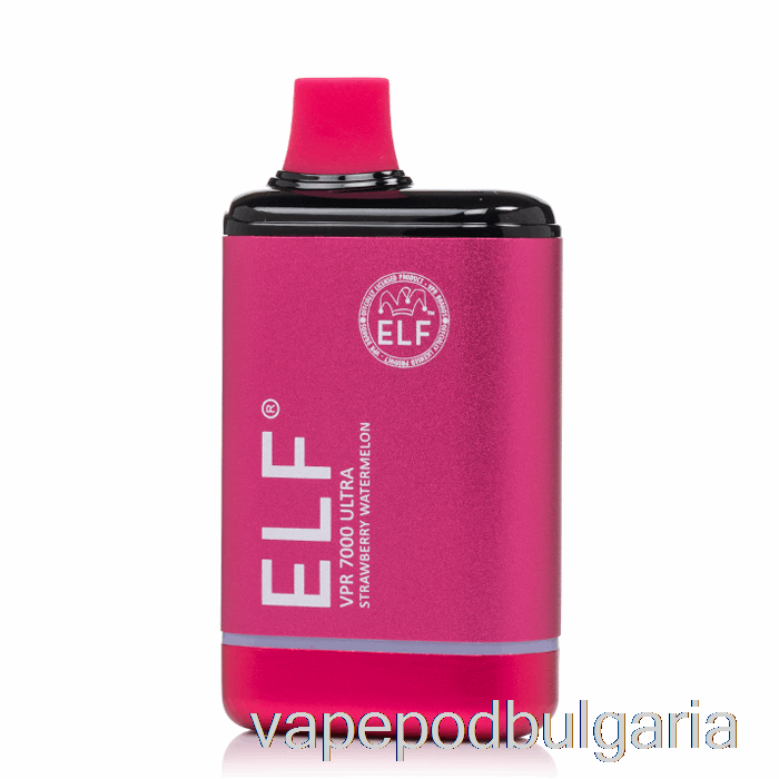 Vape Bulgaria Elf Vpr 7000 ултра еднократна ягодова диня